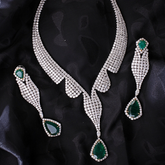 Saleh Sallom | Natural Diamonds  Emeralds Set | 70.71 CT
